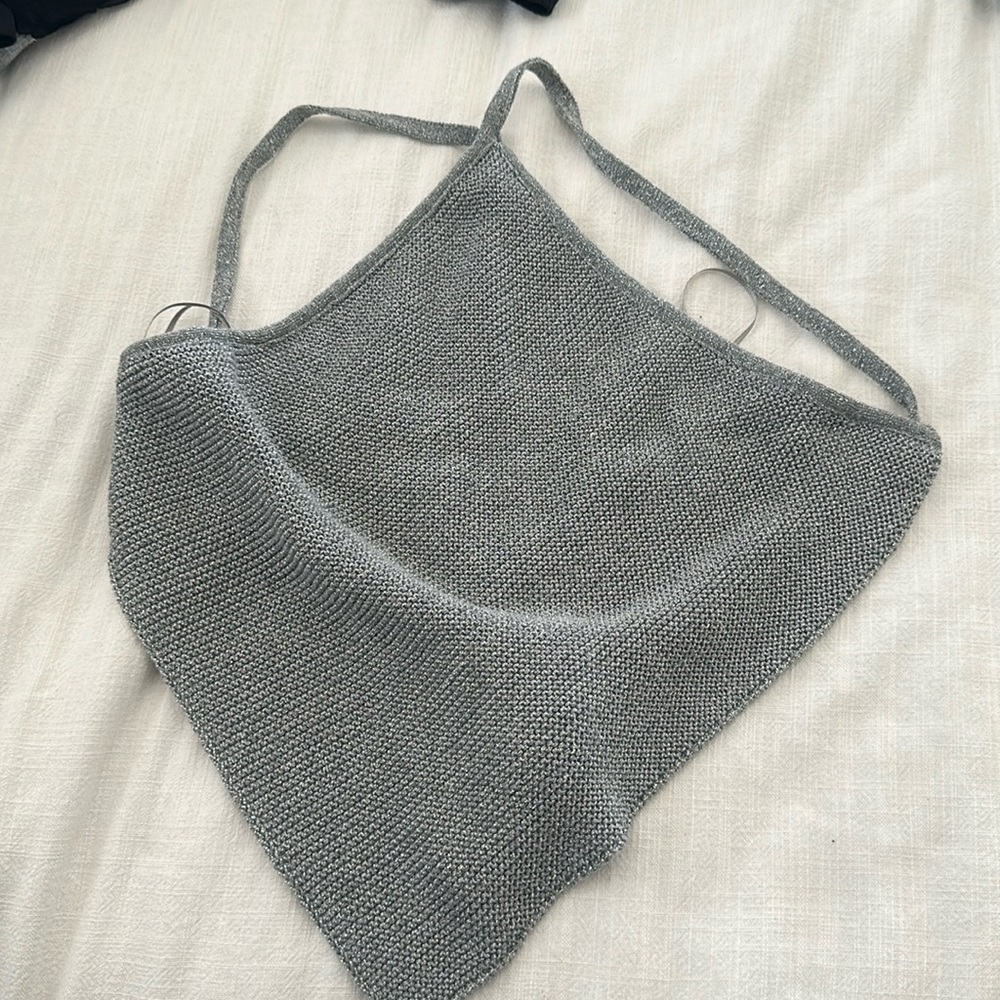 Halter backless top. only wore once.